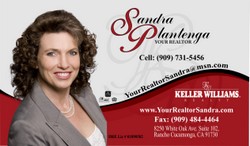 Sandra business card sample by South Side Sign