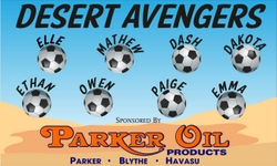 Desert Avengers Banner by South Side Signs