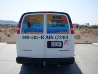 Rain Forest Van Sign on Back by South Side Signs