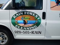 Rain Forest Van Door sign by South Side Signs